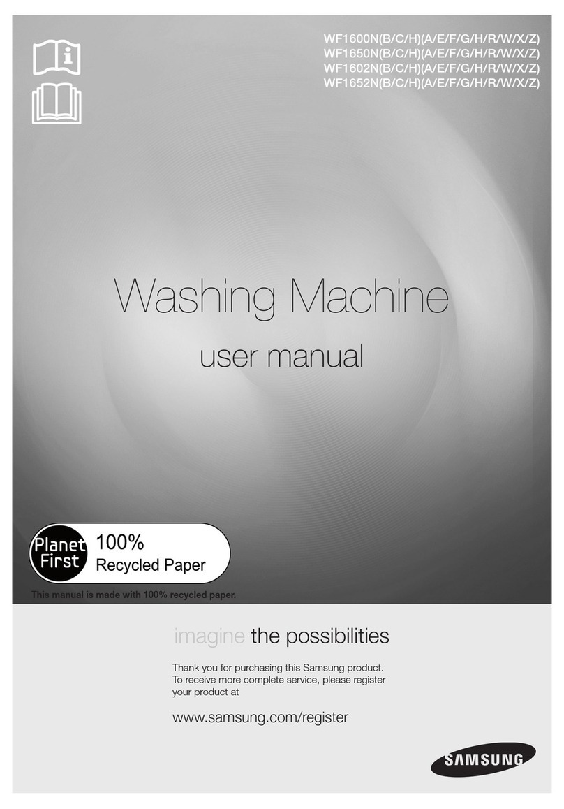 Samsung WF1600N Series User manual