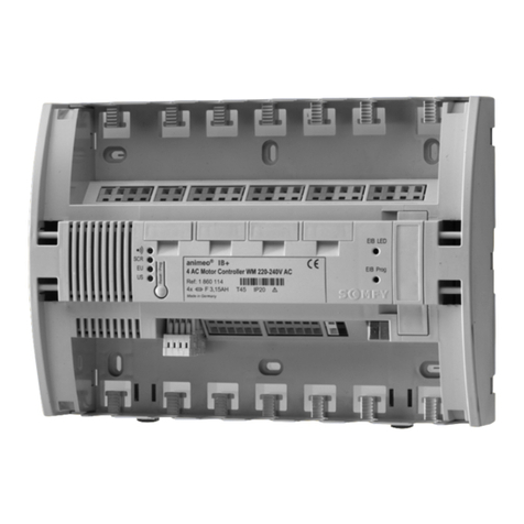 SOMFY animeo IB+ 4 AC Motor Controller WM 220-240 V... User manual