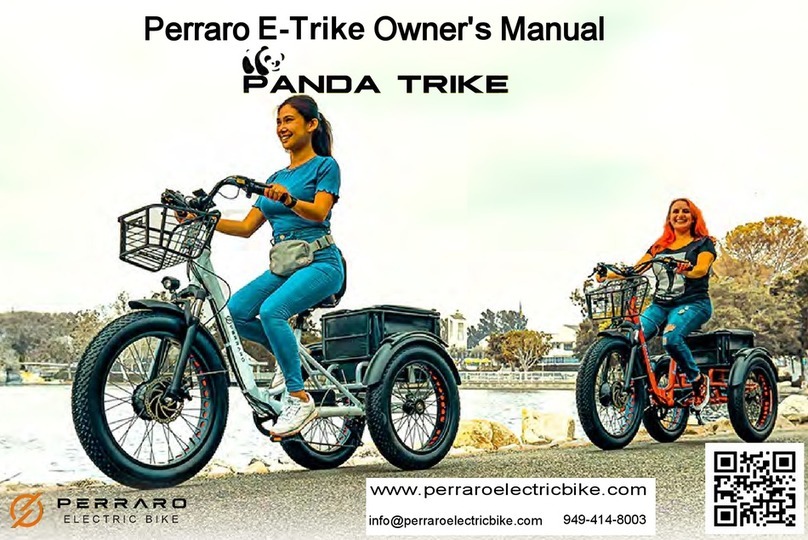 PERRARO PANDA TRIKE owner's manual