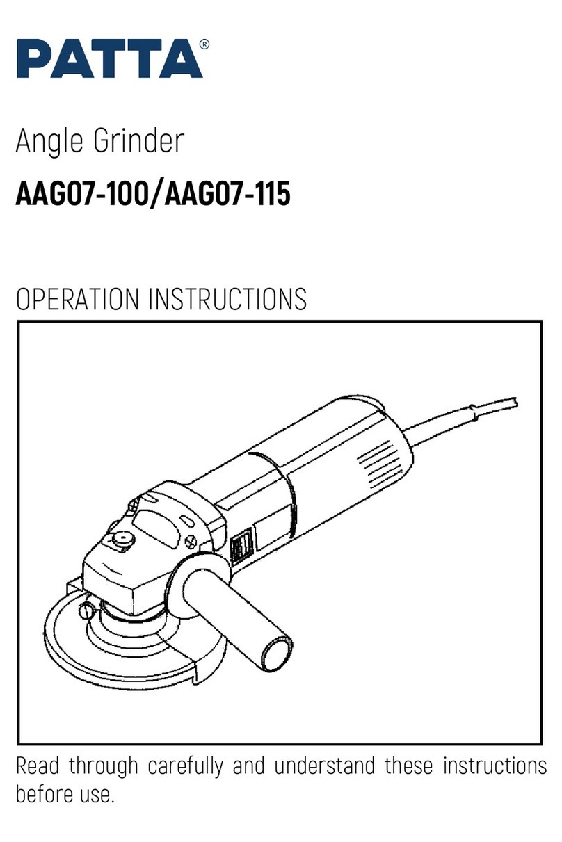 PATTA AAG07-100 Operation instructions