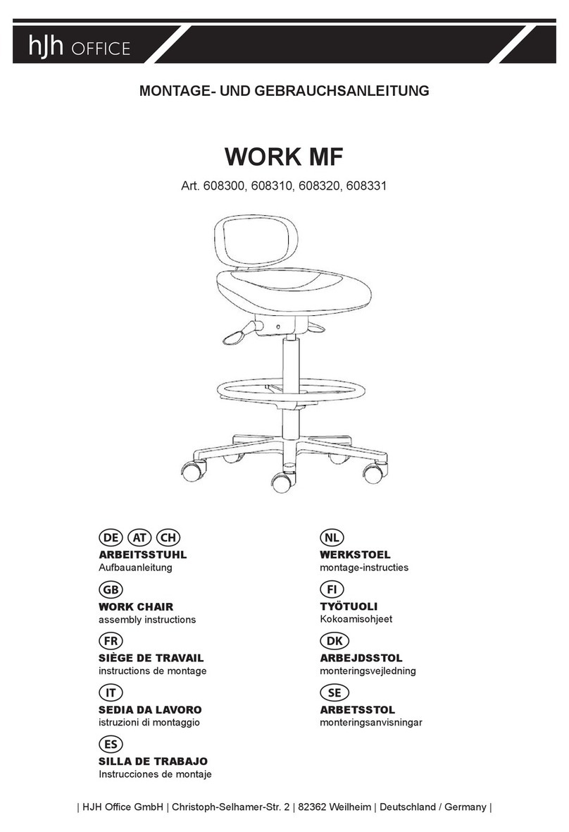 HJH office WORK MF 608300 Assembly instructions HJH office WORK MF 608300 Assembly instructions
