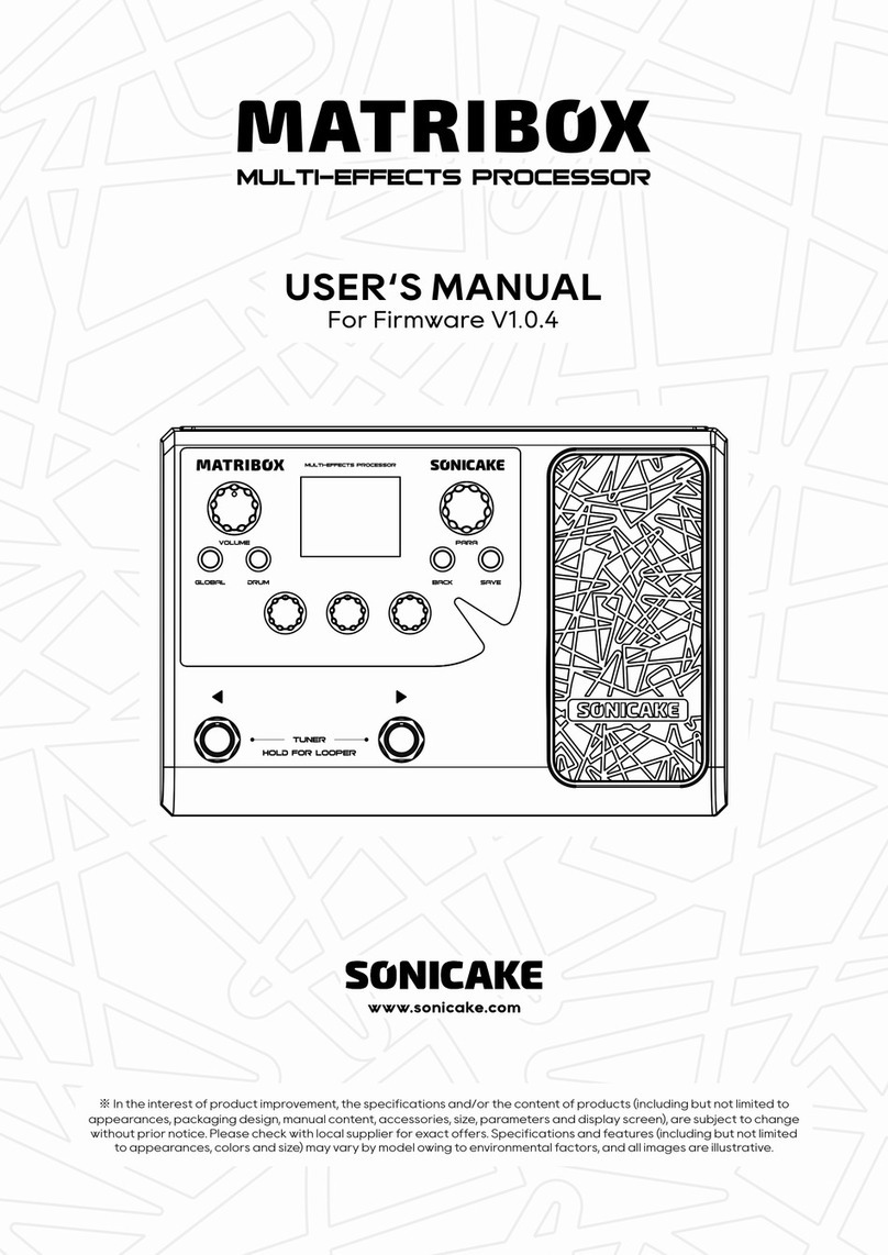 SONICAKE MATRIBOX user manual