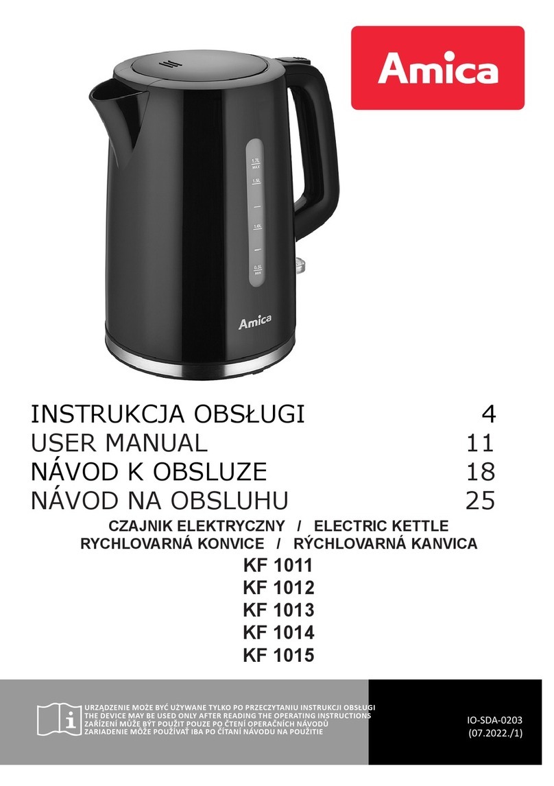 Amica KF 1014 User manual Amica KF 1014 User manual