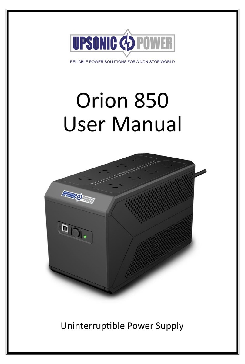 UPSONIC POWER Orion 850 user manual