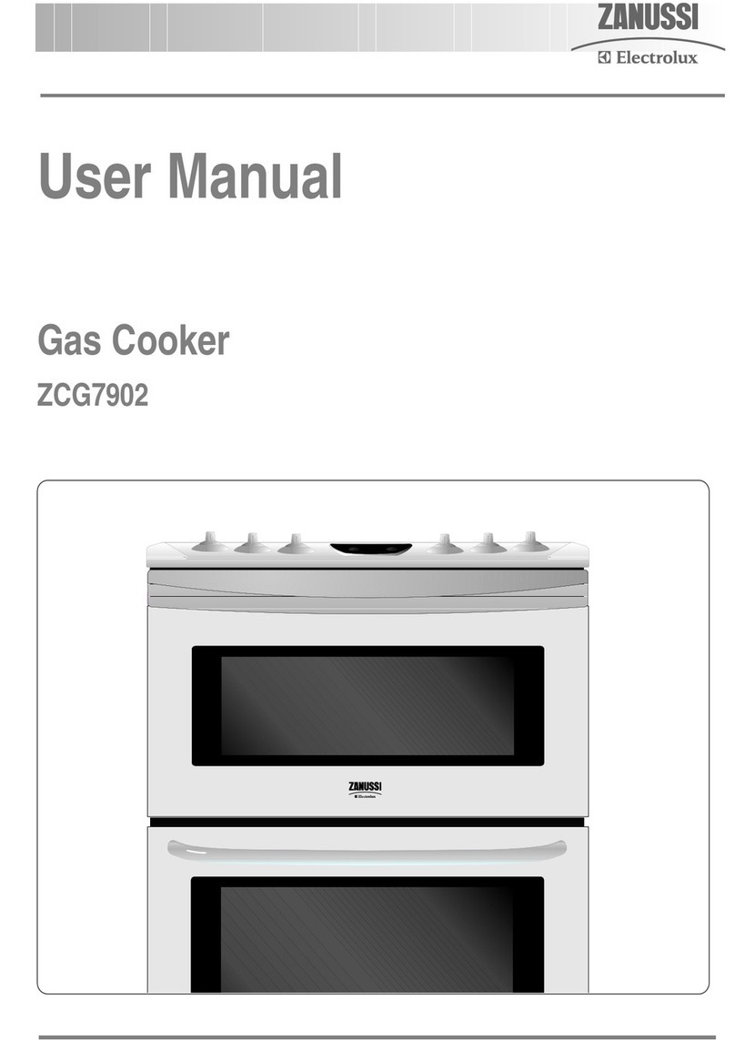 Electrolux ZANUSSI ZCG7902 user manual