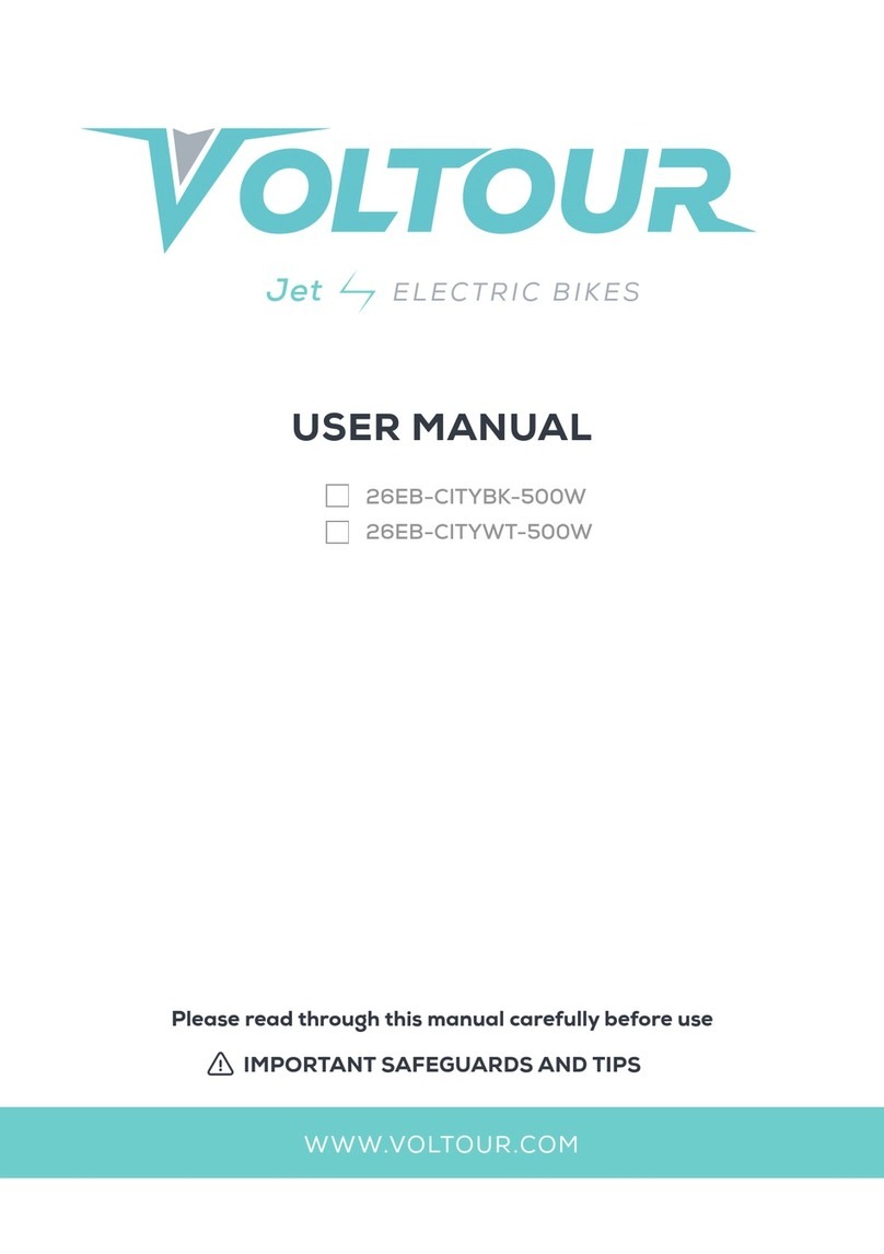 VOLTOUR Jet 26EB-CITYBK-500W user manual