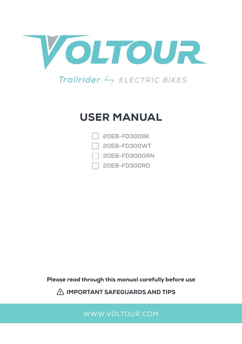 VOLTOUR Trailrider 20EB-FD300BK user manual