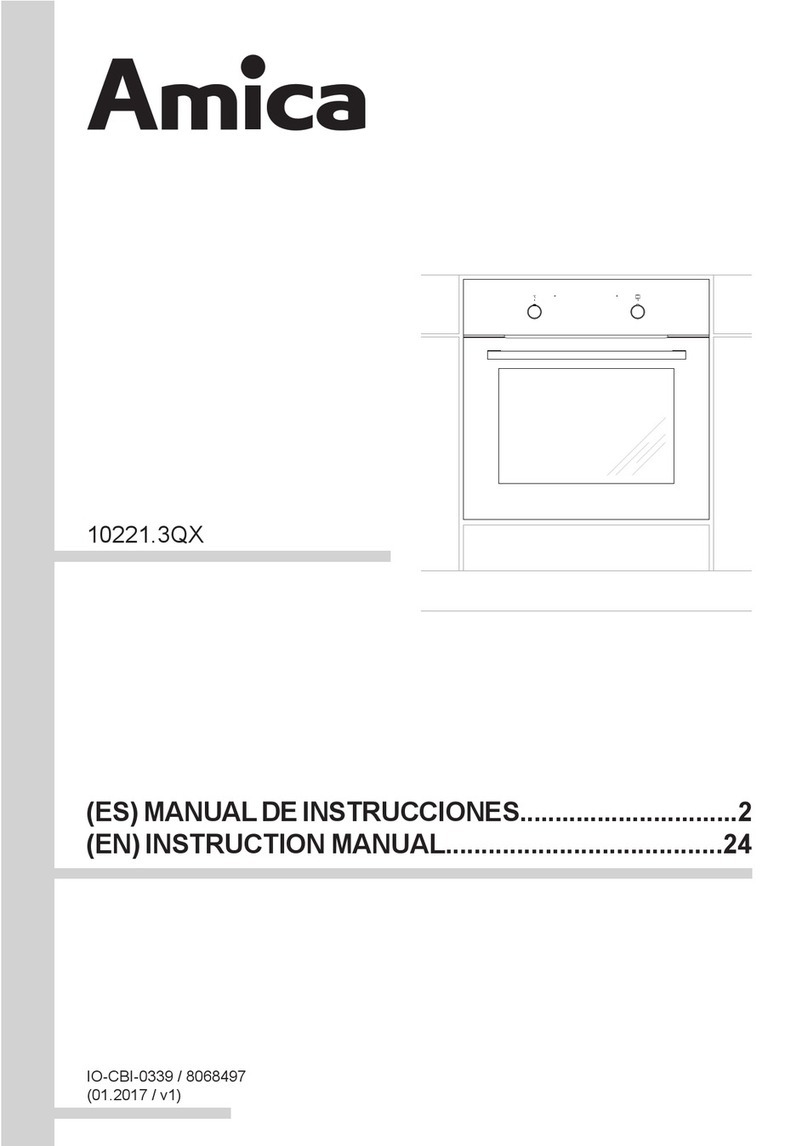 Amica 10221 3QX Series User manual