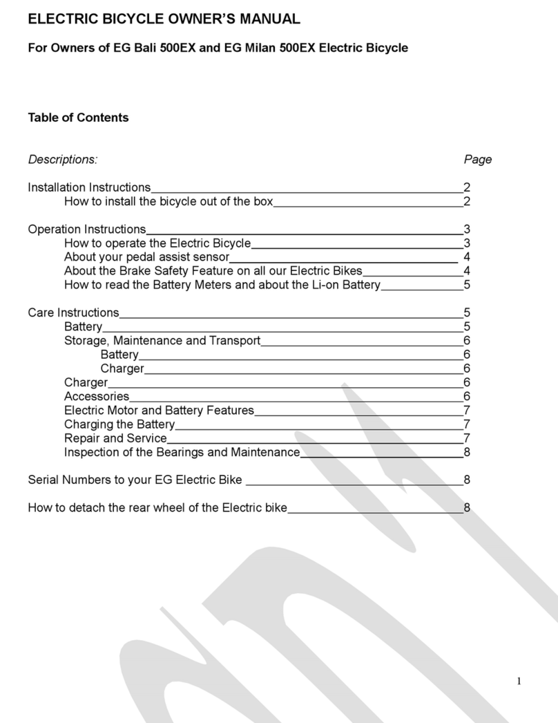 EG Bali 500EX owner's manual