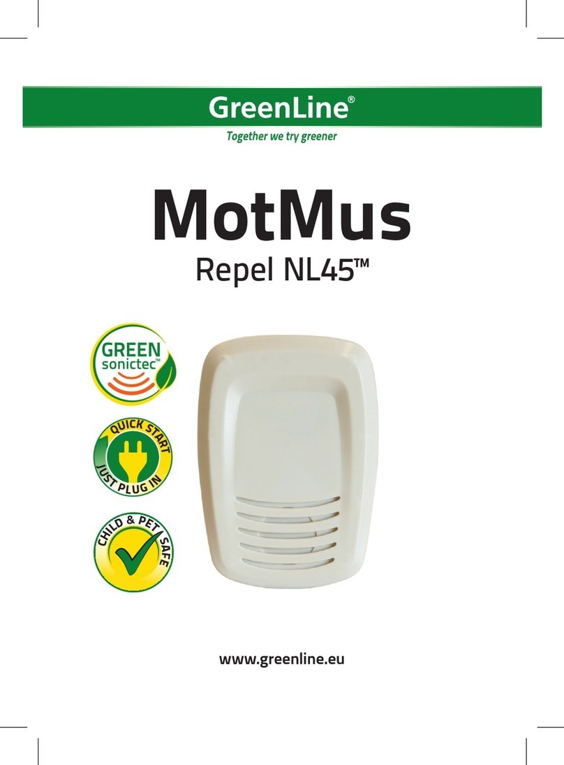 GREENLINE MotMus Repel NL45 User manual