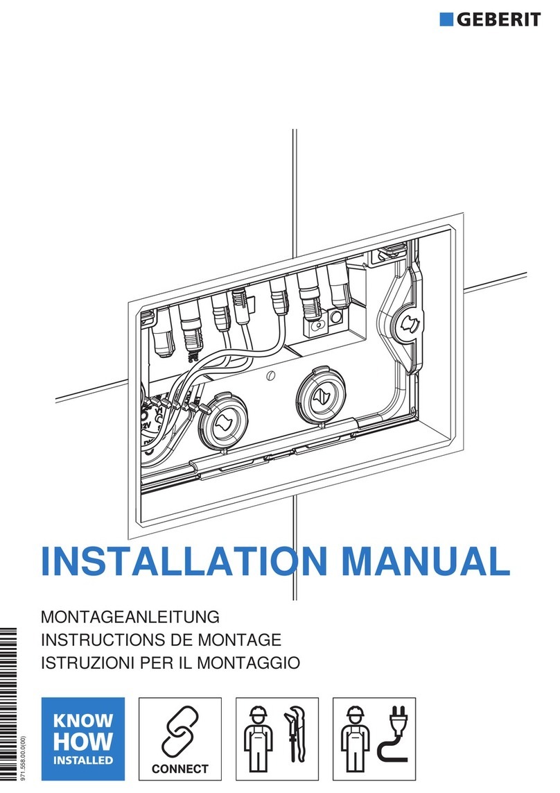 Geberit HS50 installation manual
