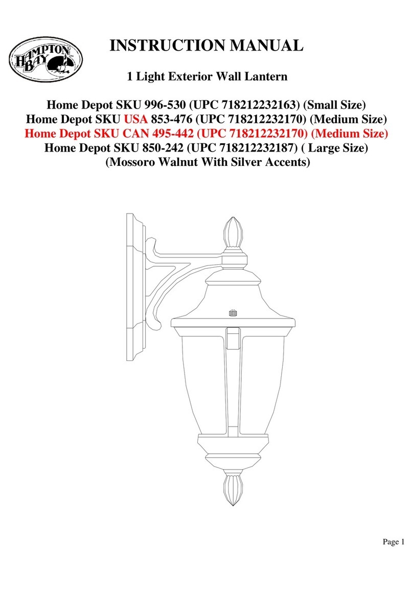 HAMPTON BAY 996-530 instruction manual