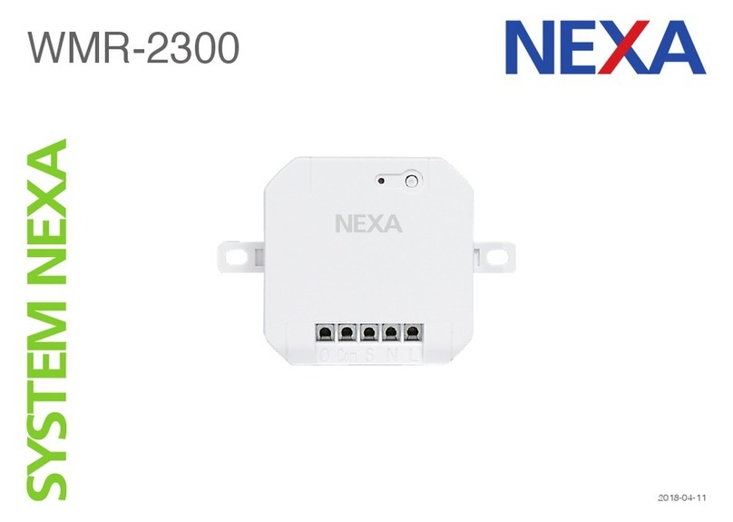 Nexa WMR-2300 User manual