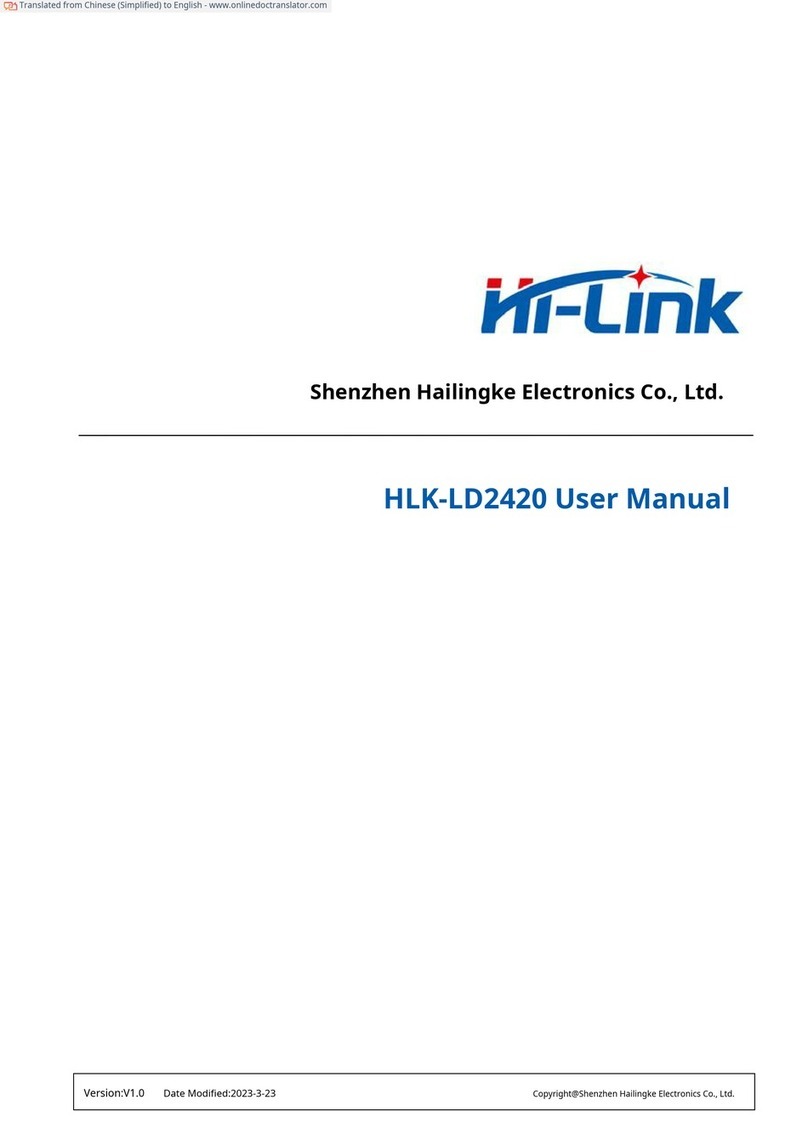 Hi-Link HLK-LD2420 user manual