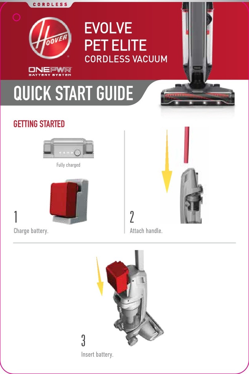 Hoover ONEPWR EVOLVE PET ELITE User manual
