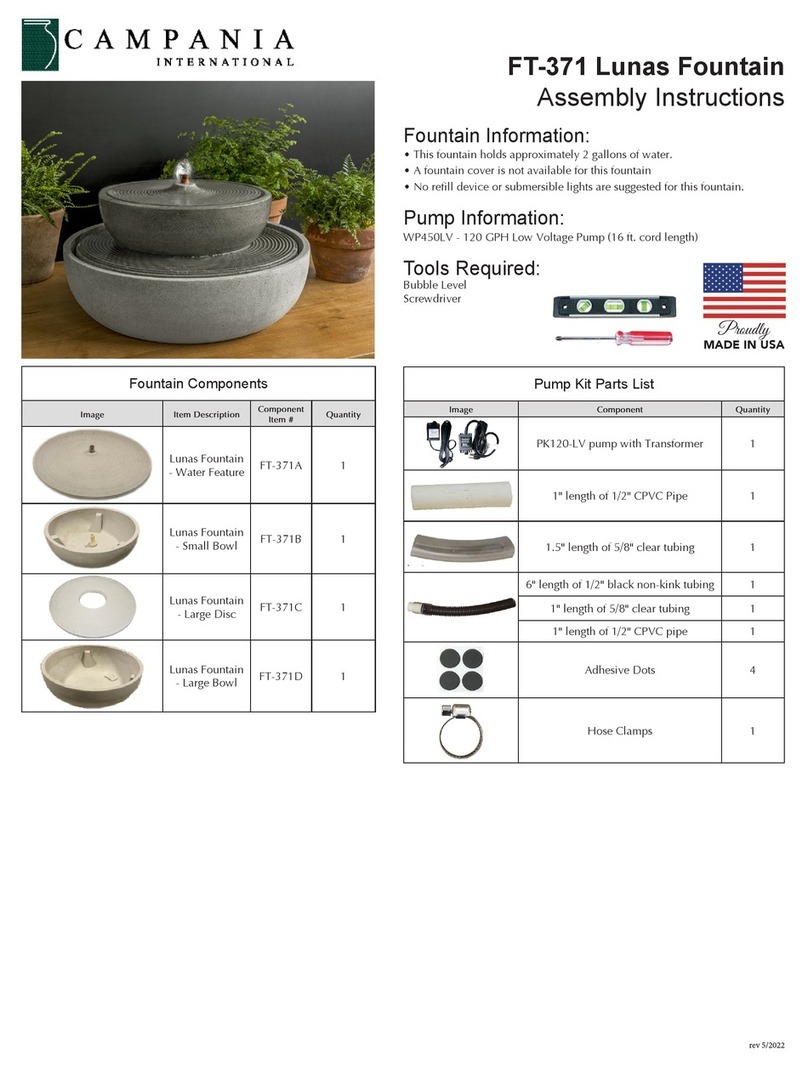 Campania International Lunas Assembly instructions