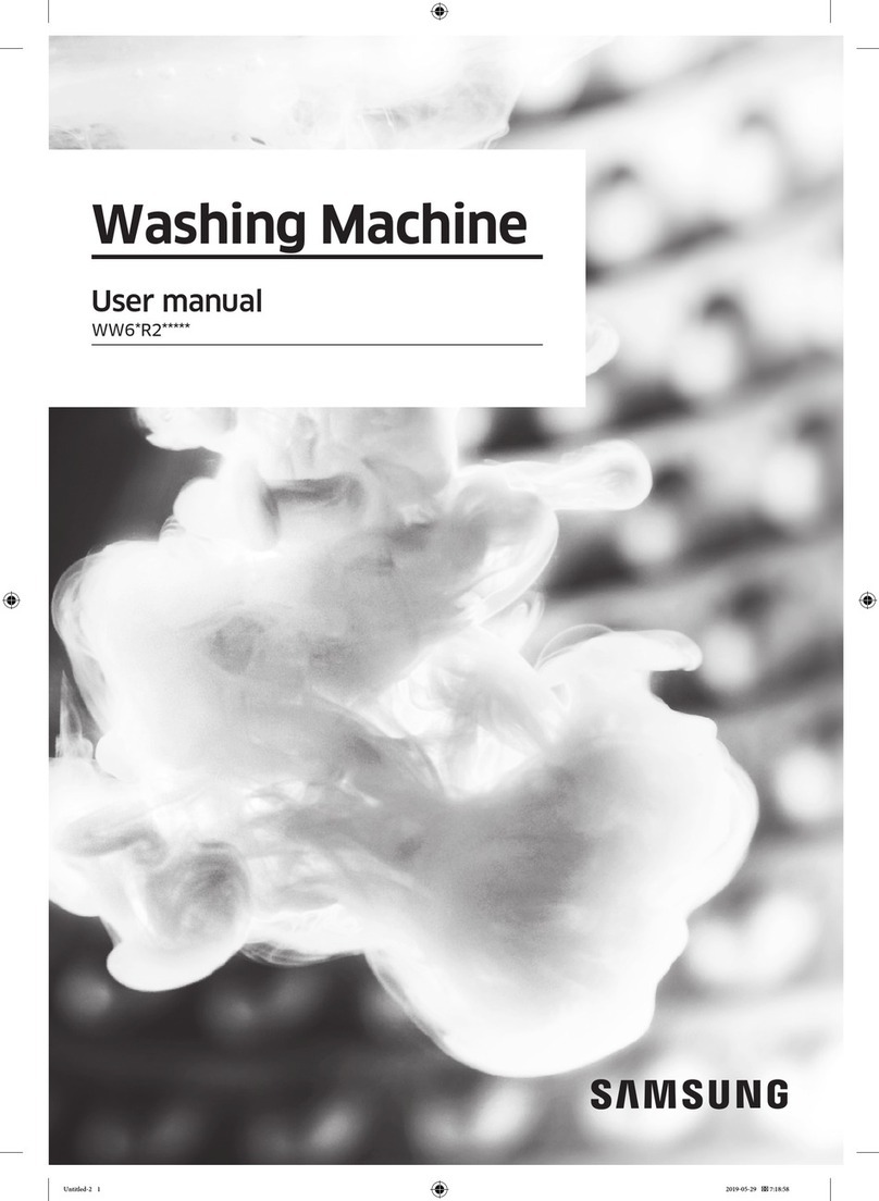 Samsung WW6 R2 Series User manual