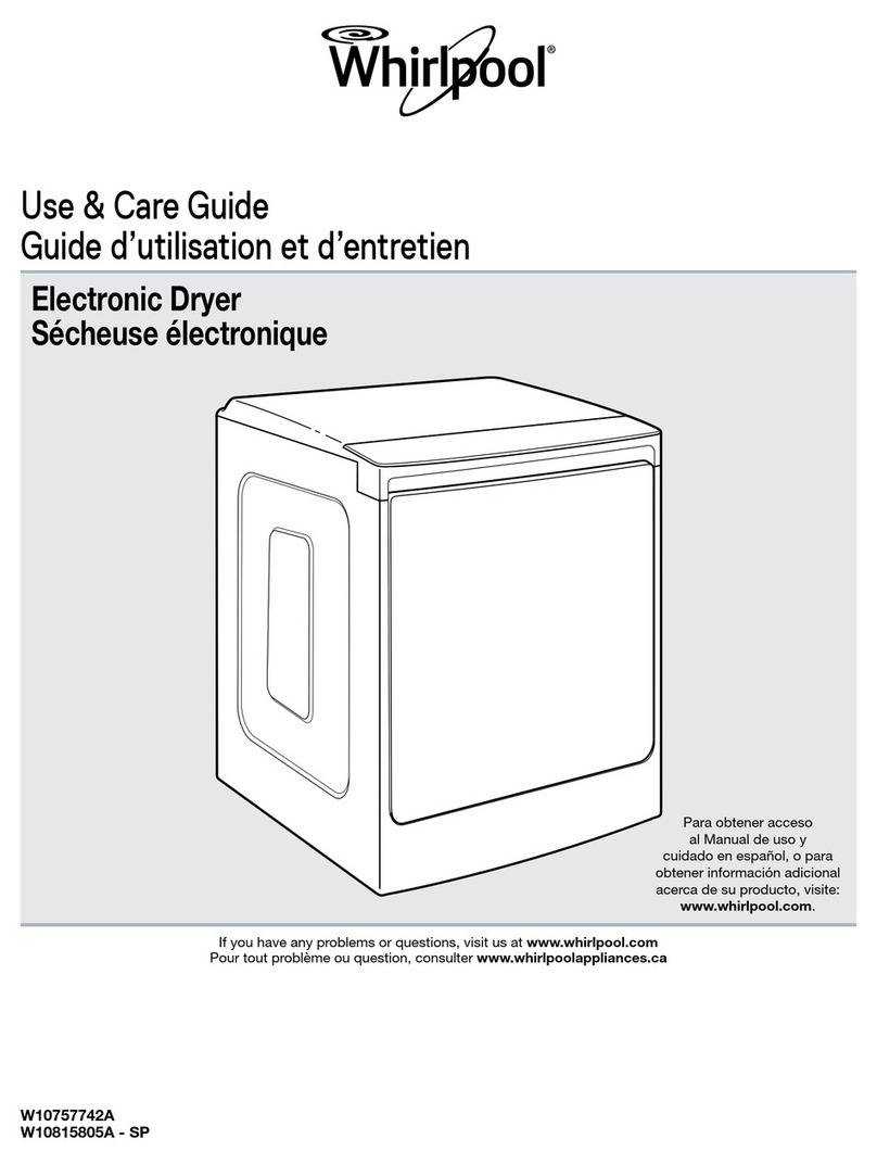 Whirlpool W10757742A User manual
