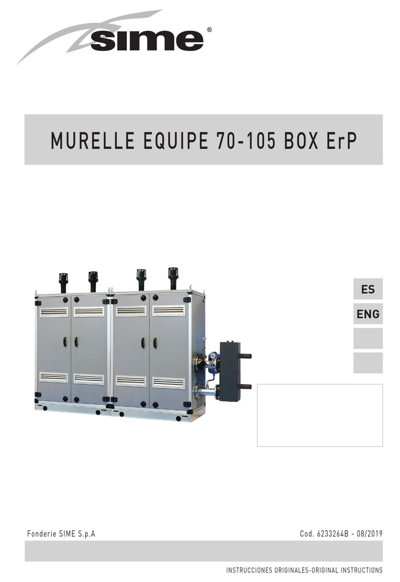 Sime MURELLE EQUIPE 70-105 BOX ErP Original instructions