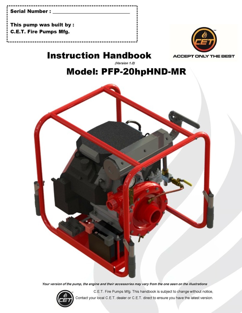 CET PFP-20HP-HND-MR Instruction handbook