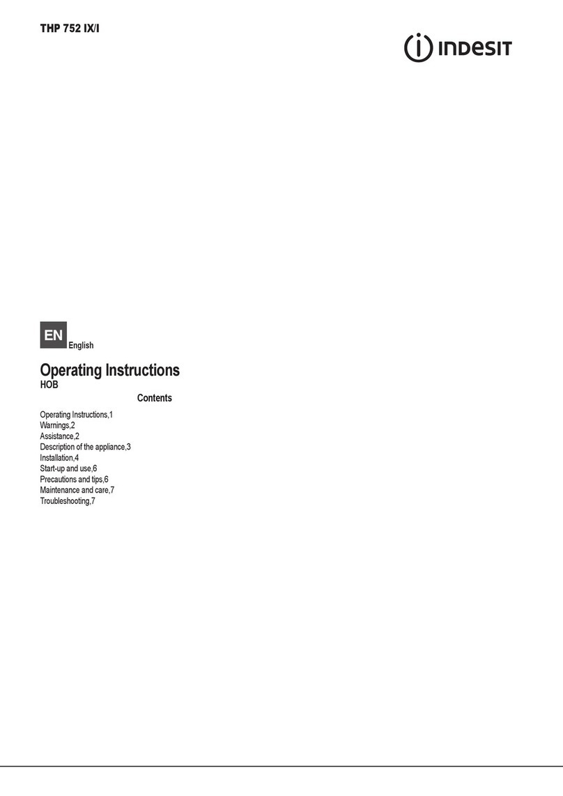 Indesit THP 752 IX/I User manual