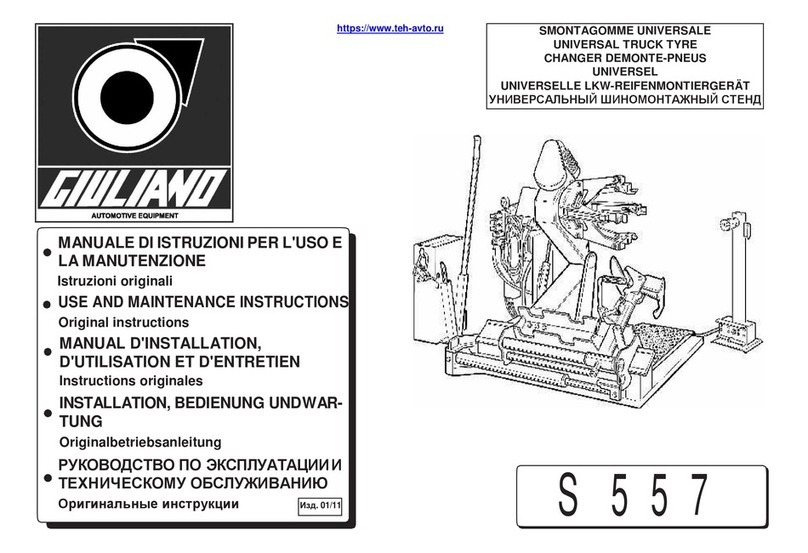 GIULIANO S 557 Use and maintenance instructions