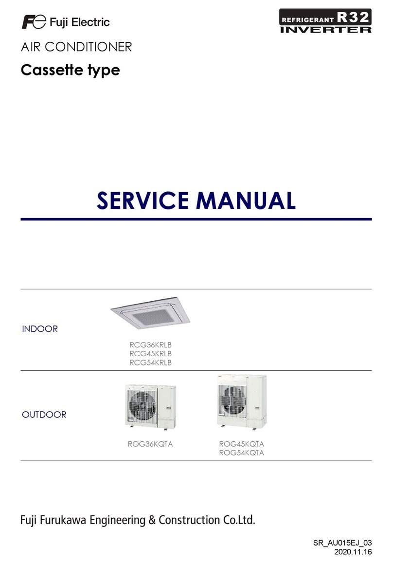 Fuji Electric RCG36KRLB User manual