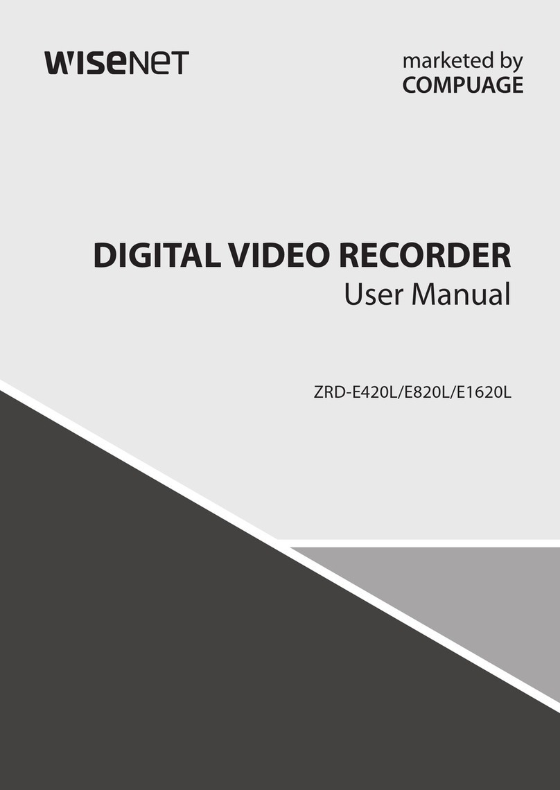 Wisenet ZRD-E420L User manual