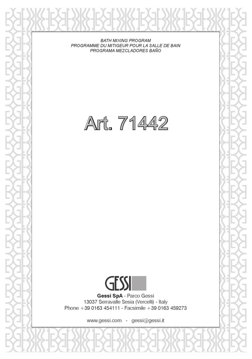 Gessi 71442 manual