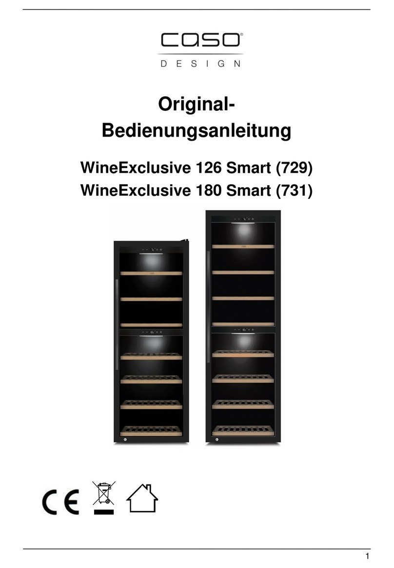 CASO DESIGN WineExclusive 126 Smart Original operating manual