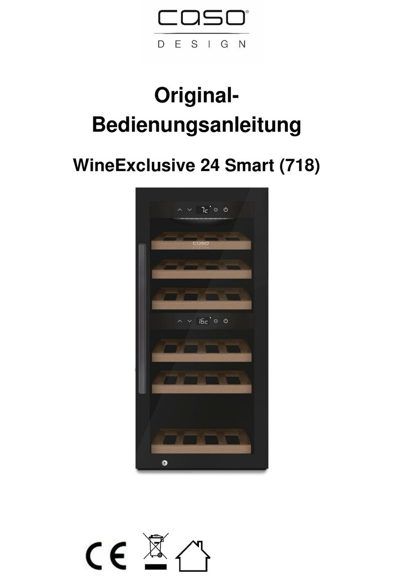 CASO DESIGN WineExclusive 24 Smart Original operating manual