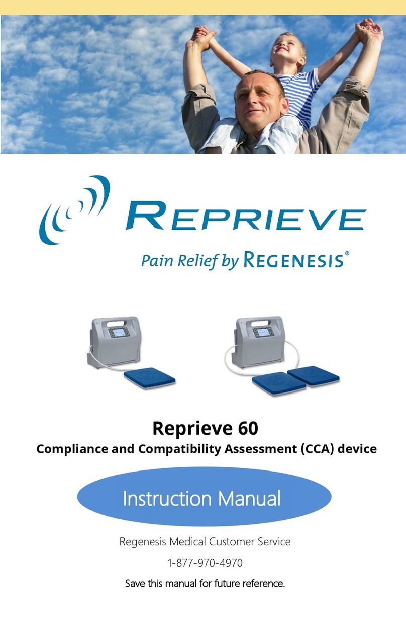 Regenesis Reprieve 60 instruction manual
