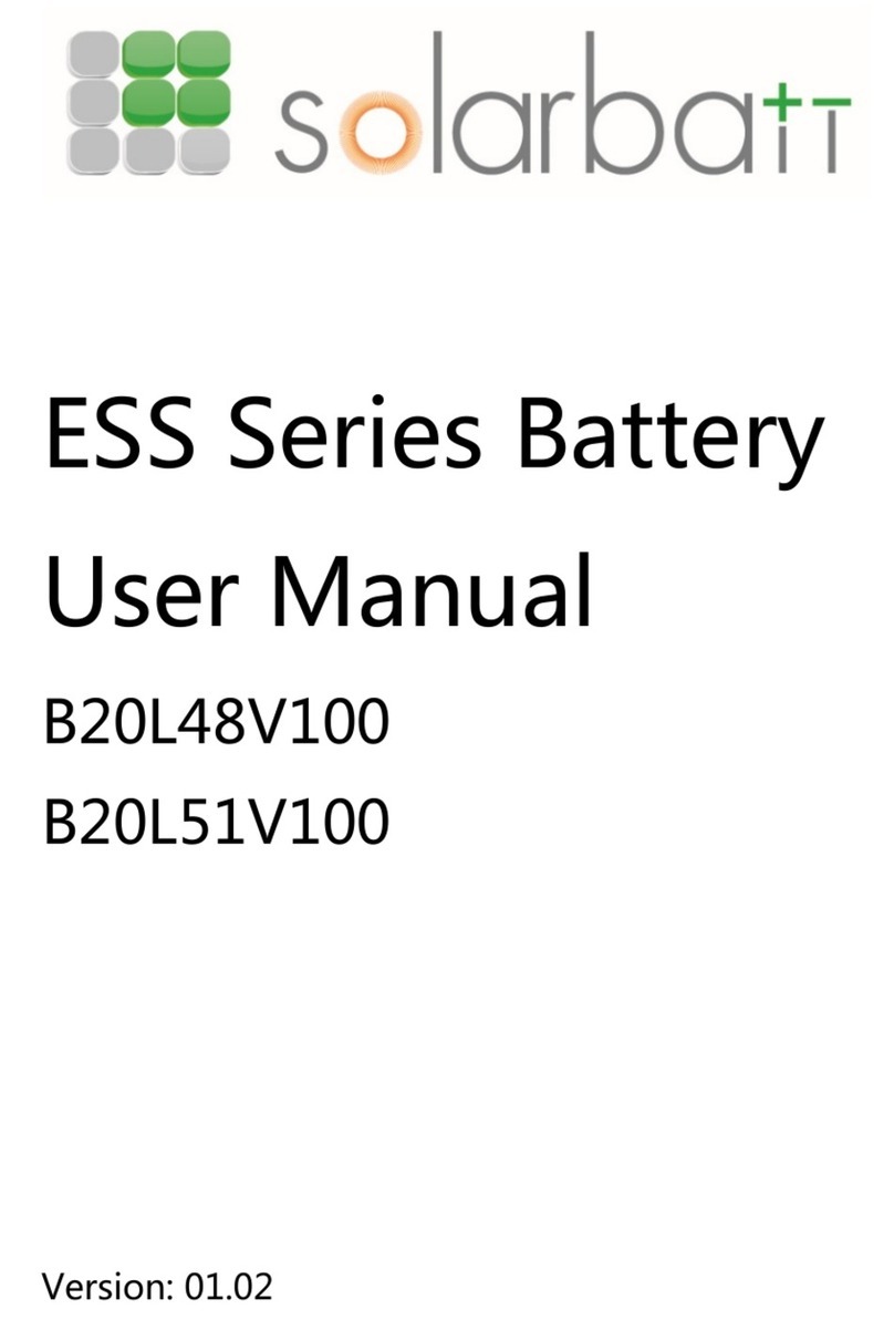 Solarbatt ESS Series User manual
