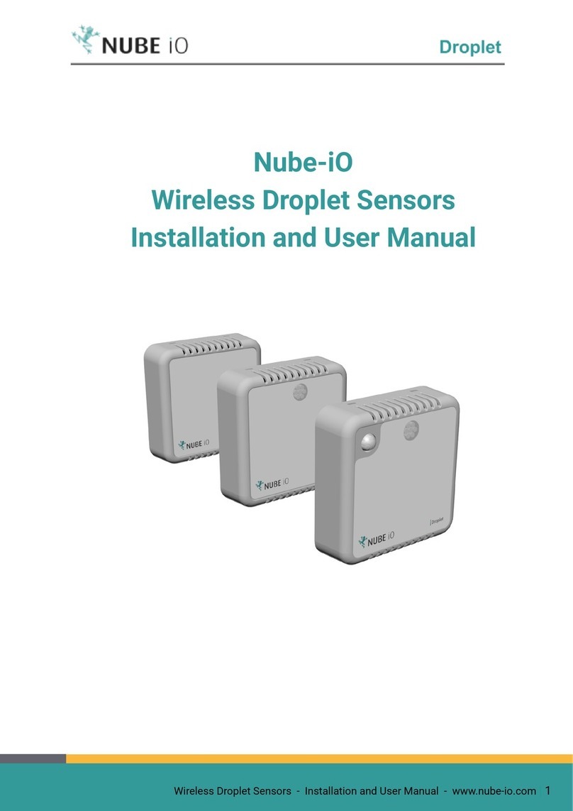 NUBE iO HS3001 Installation and user manual