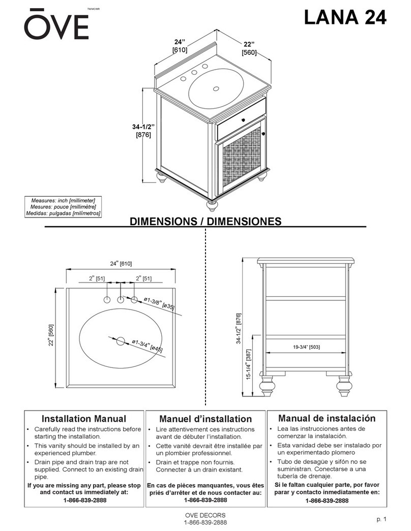 OVE LANA 24 User manual