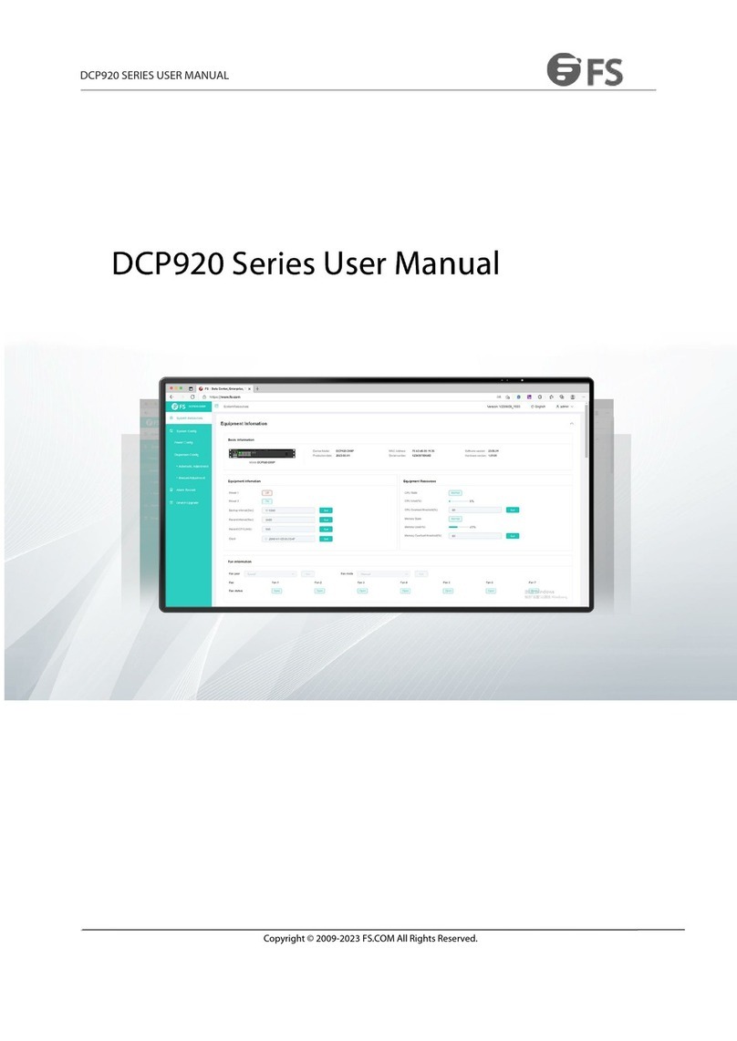 FS DCP920 Series User manual