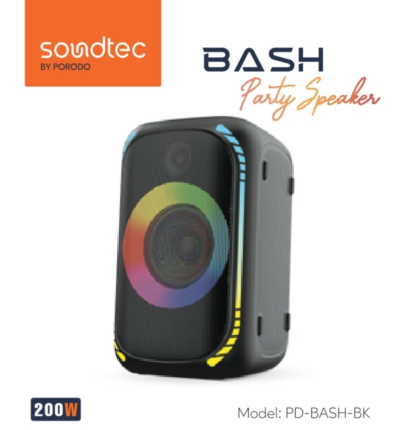 PORODO Soundtec BASH PD-BASH-BK manual