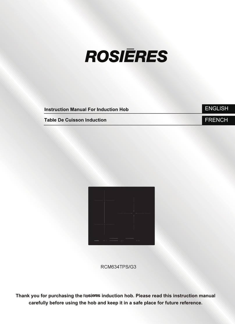 ROSIERES RCM634TPS/G3 instruction manual