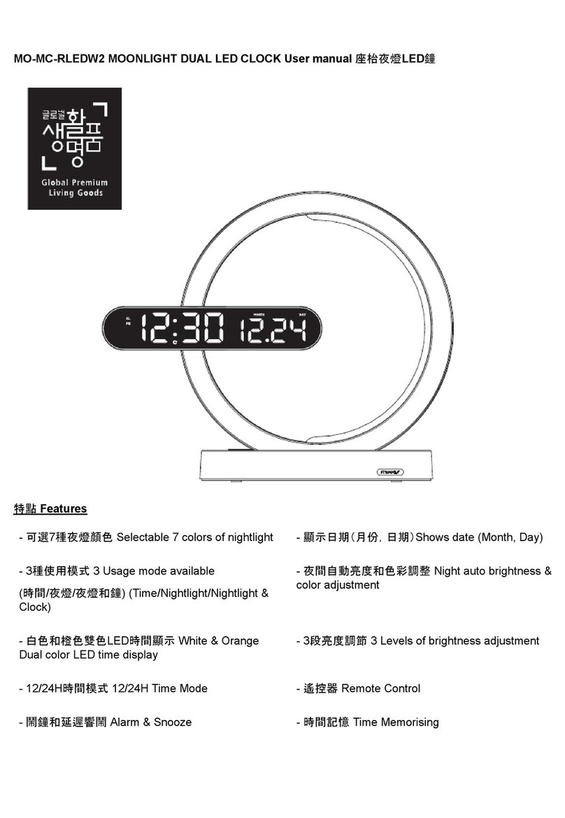 mooas MO-MC-RLEDW2 User manual