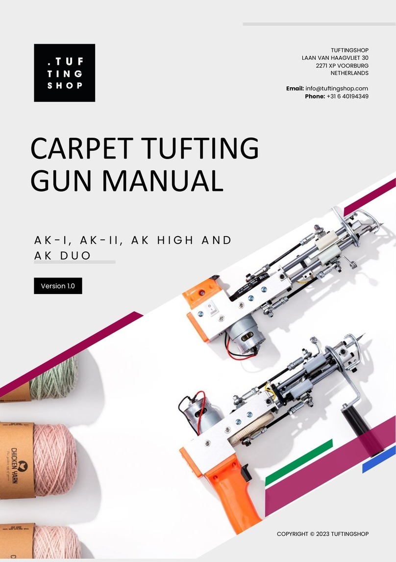 TUFTINGSHOP AK-I manual