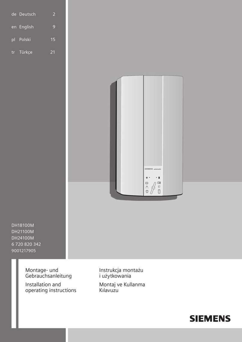 Siemens DH18100M User manual