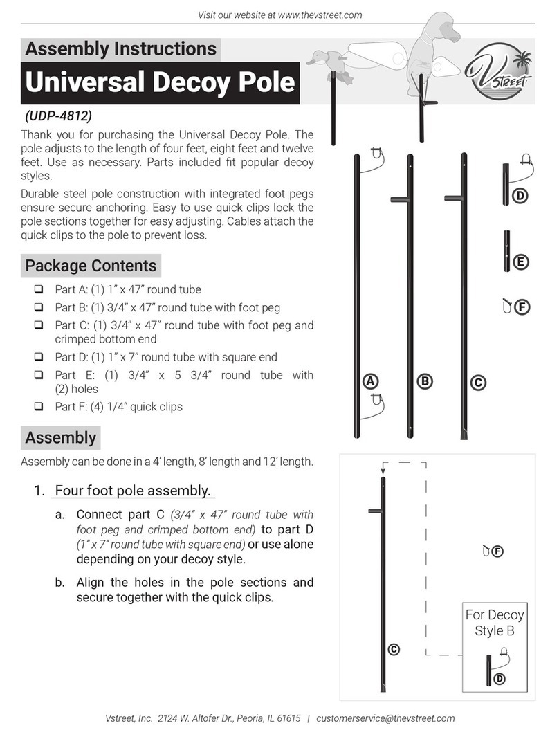 Vstreet UDP-4812 Assembly instructions