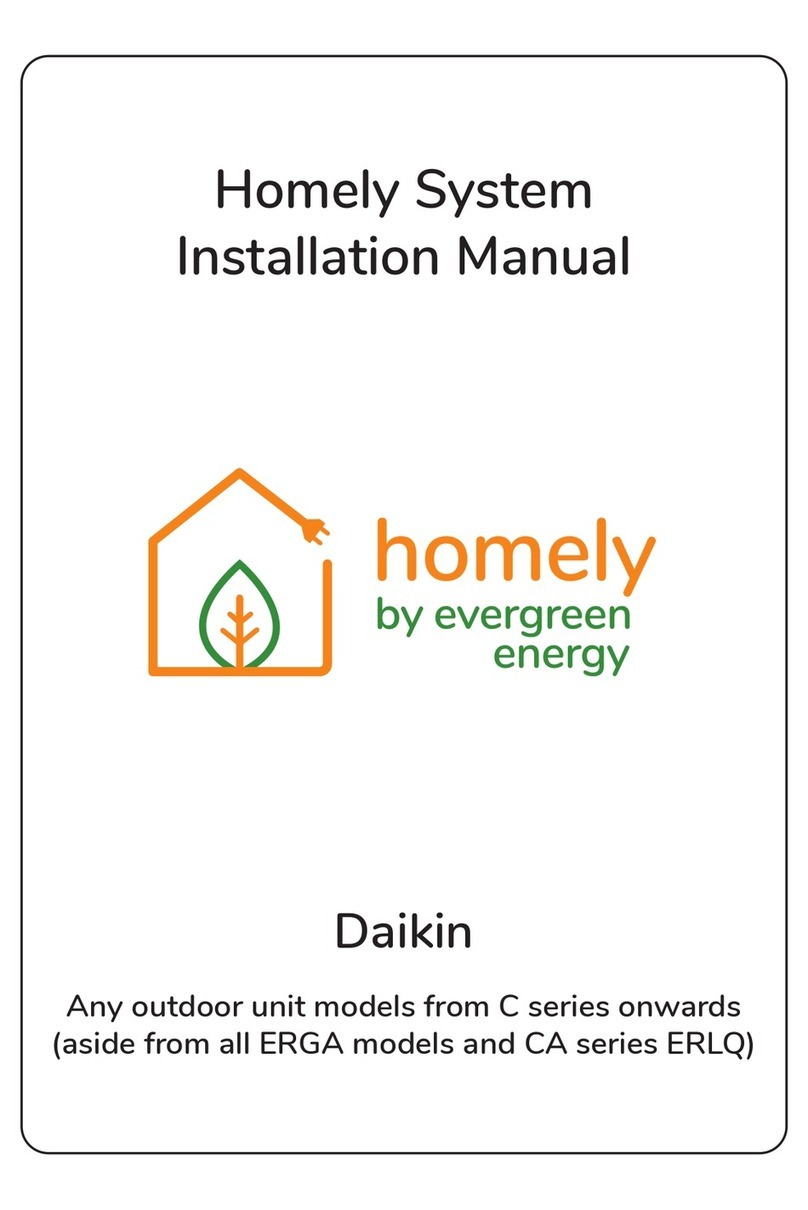 evergreen energy homely CEF9H7TC3FE Series manual