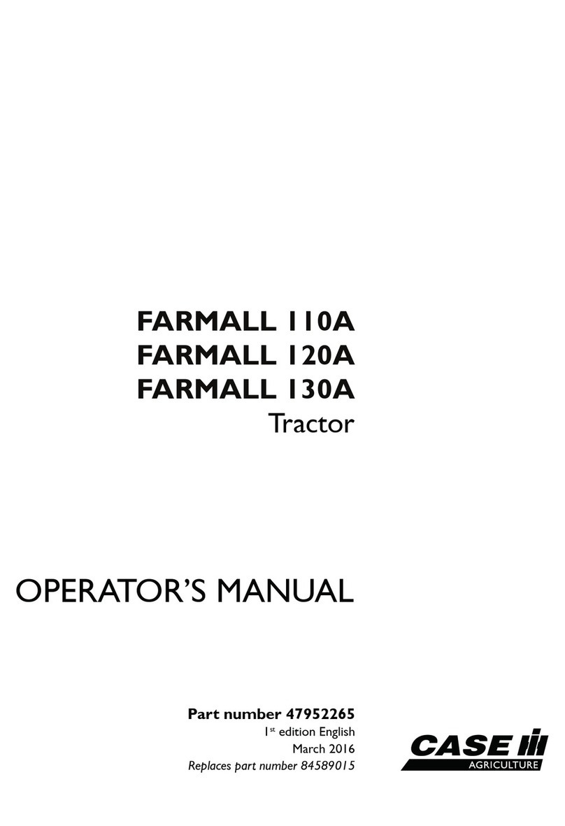 Case FARMALL 110A Operator's manual