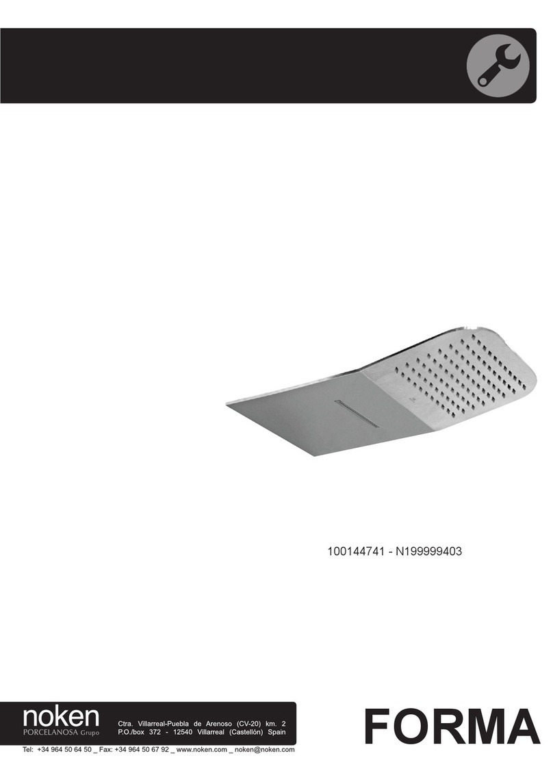 Porcelanosa Noken FORMA 100144741-N199999403 manual Porcelanosa Noken FORMA 100144741-N199999403 manual
