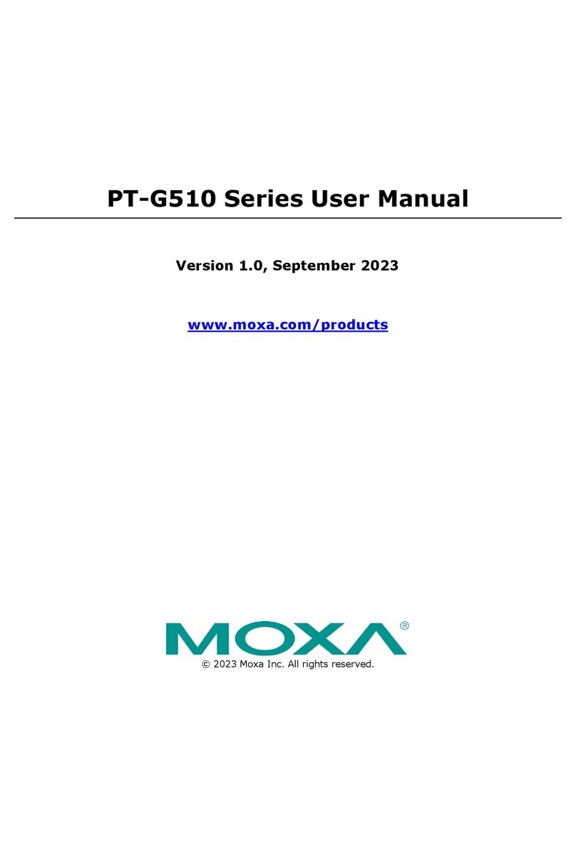 Moxa Technologies PT-G510 Series User manual Moxa Technologies PT-G510 Series User manual