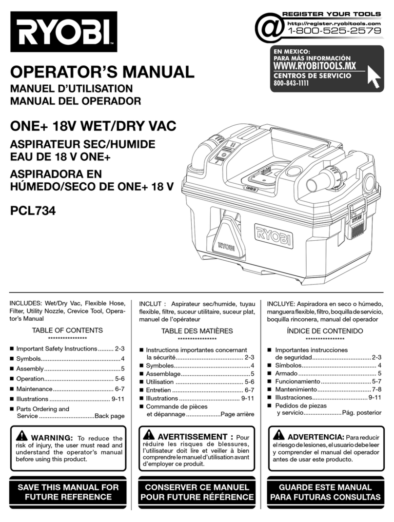 Ryobi ONE+ PCL734 Operator's manual