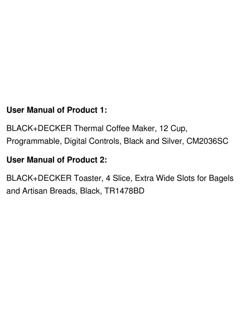 Black & Decker CM2036SC User manual
