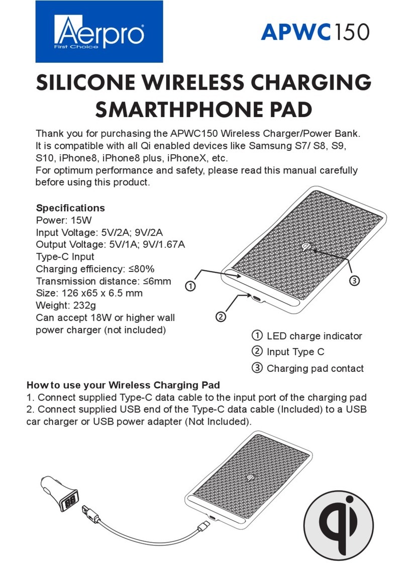Aerpro APWC150 User manual