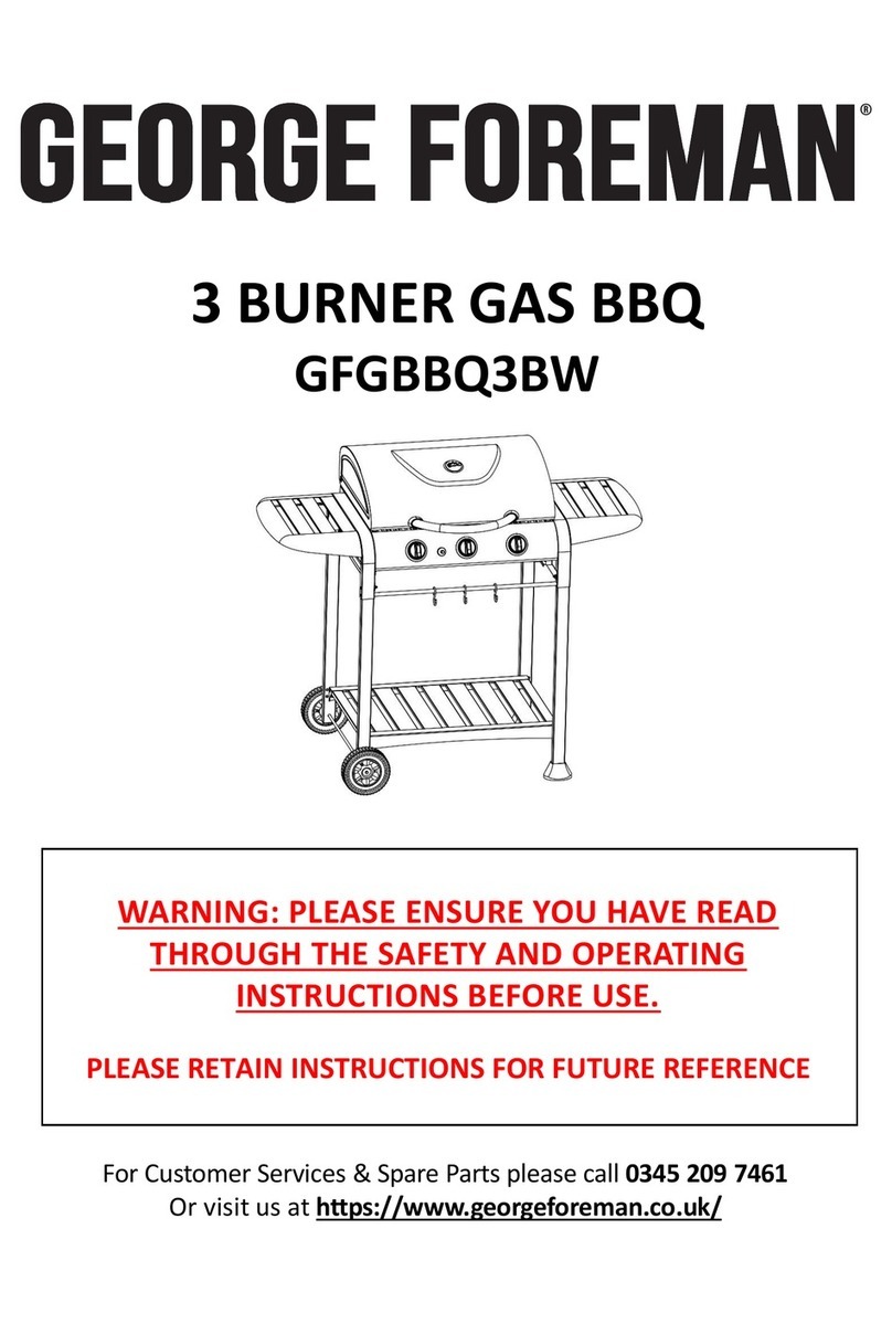 George Foreman GFGBBQ3BW manual George Foreman GFGBBQ3BW manual